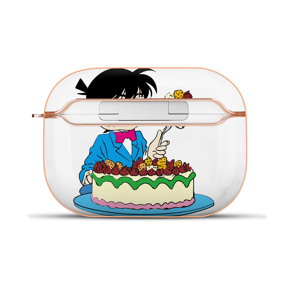 （画像用） 名探偵コナン 江戸川 コナン Detective Conan Conan Edogawa 【AirPods Pro用】ハードシェル保護ケース｜耐衝撃・防指紋・カラビナ付き商品仕様