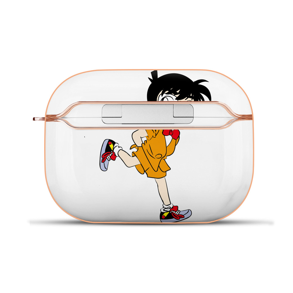 （画像用） 名探偵コナン 江戸川 コナン Detective Conan Conan Edogawa 【AirPods Pro用】ハードシェル保護ケース｜耐衝撃・防指紋・カラビナ付き商品仕様