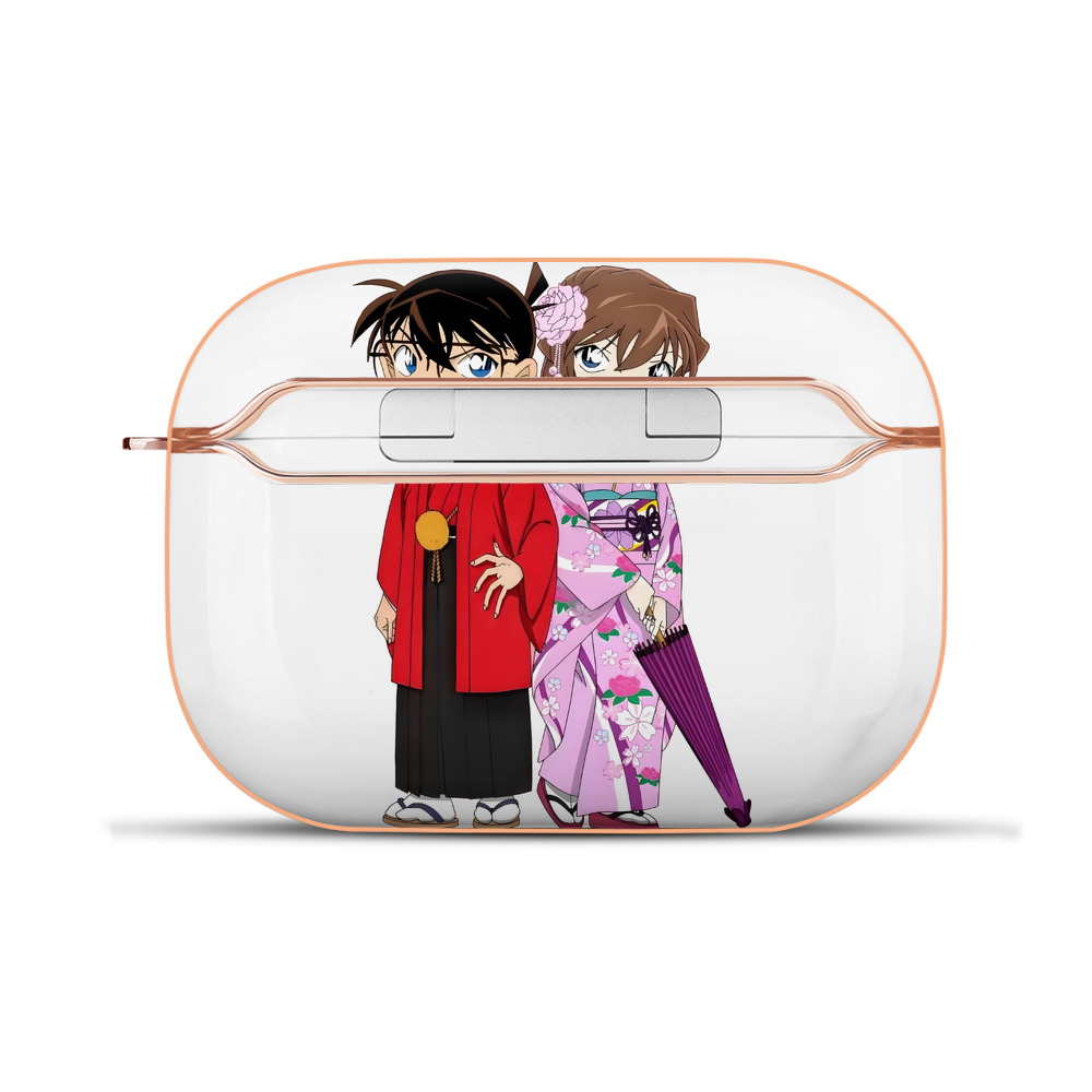 （画像用） 名探偵コナン 江戸川 コナン Detective Conan Conan Edogawa 【AirPods Pro用】ハードシェル保護ケース｜耐衝撃・防指紋・カラビナ付き商品仕様