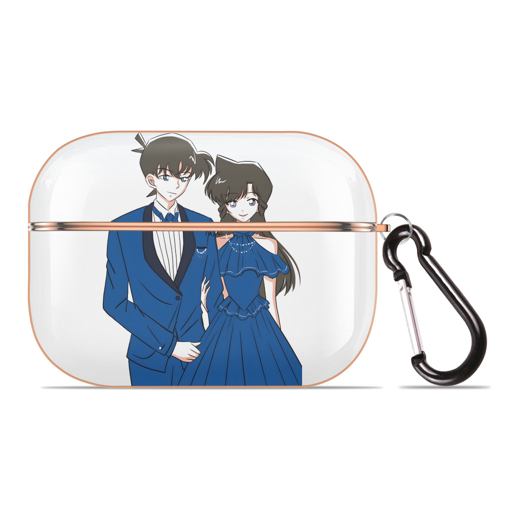 （画像用） 名探偵コナン 江戸川 コナン Detective Conan Conan Edogawa 【AirPods Pro用】ハードシェル保護ケース｜耐衝撃・防指紋・カラビナ付き商品仕様