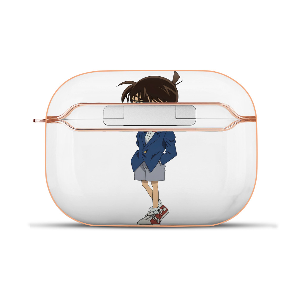 （画像用） 名探偵コナン 江戸川 コナン Detective Conan Conan Edogawa 【AirPods Pro用】ハードシェル保護ケース｜耐衝撃・防指紋・カラビナ付き商品仕様