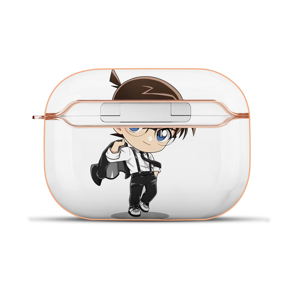 （画像用） 名探偵コナン 江戸川 コナン Detective Conan Conan Edogawa 【AirPods Pro用】ハードシェル保護ケース｜耐衝撃・防指紋・カラビナ付き商品仕様