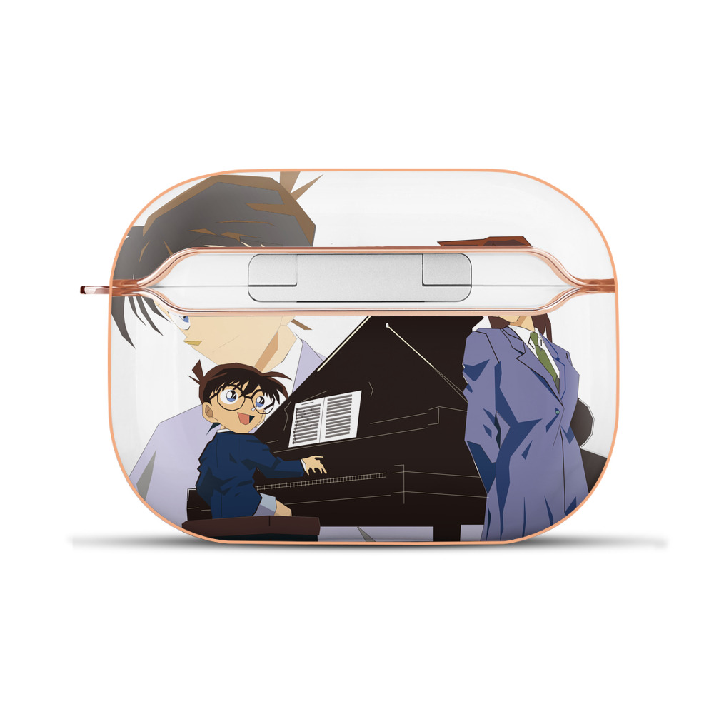 （画像用） 名探偵コナン 毛利 蘭 もうり らん、モーリ ラン Detective Conan Rachel Moore 【AirPods Pro用】ハードシェル保護ケース｜耐衝撃・防指紋・カラビナ付き商品仕様