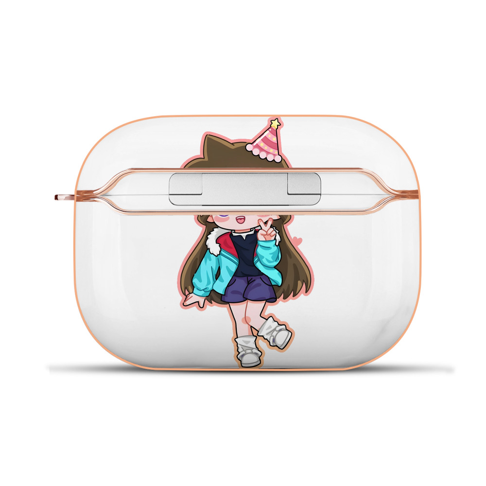 （画像用） 名探偵コナン 毛利 蘭 もうり らん、モーリ ラン Detective Conan Rachel Moore 【AirPods Pro用】ハードシェル保護ケース｜耐衝撃・防指紋・カラビナ付き商品仕様
