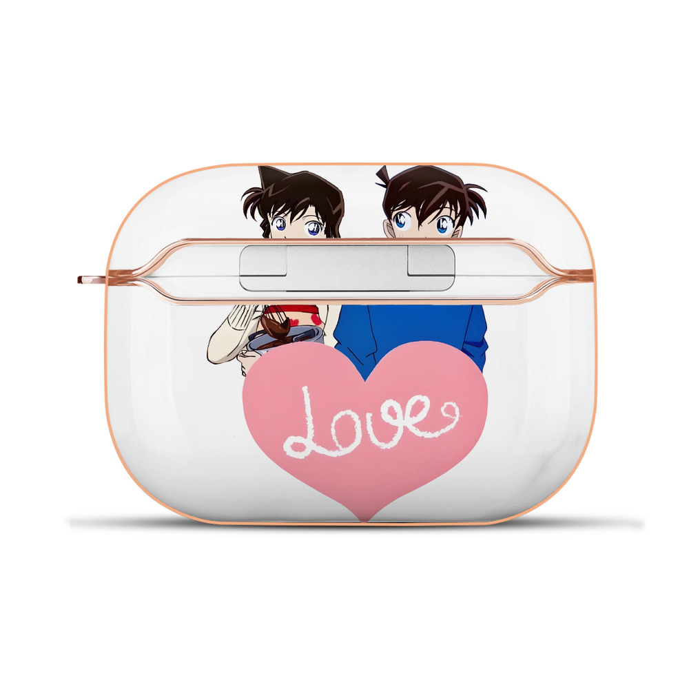 （画像用） 名探偵コナン 毛利 蘭 もうり らん、モーリ ラン Detective Conan Rachel Moore 【AirPods Pro用】ハードシェル保護ケース｜耐衝撃・防指紋・カラビナ付き商品仕様
