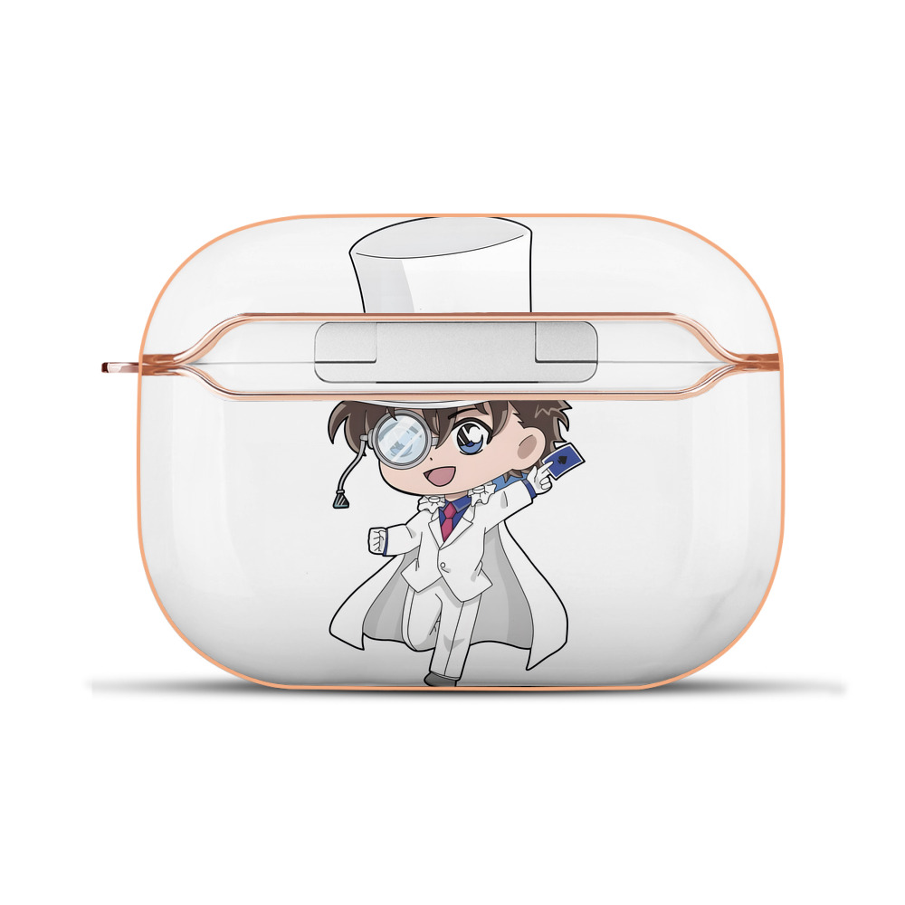 （画像用） 名探偵コナン くろば かいと Detective Conan Kuroba Kaito 【AirPods Pro用】ハードシェル保護ケース｜耐衝撃・防指紋・カラビナ付き商品仕様