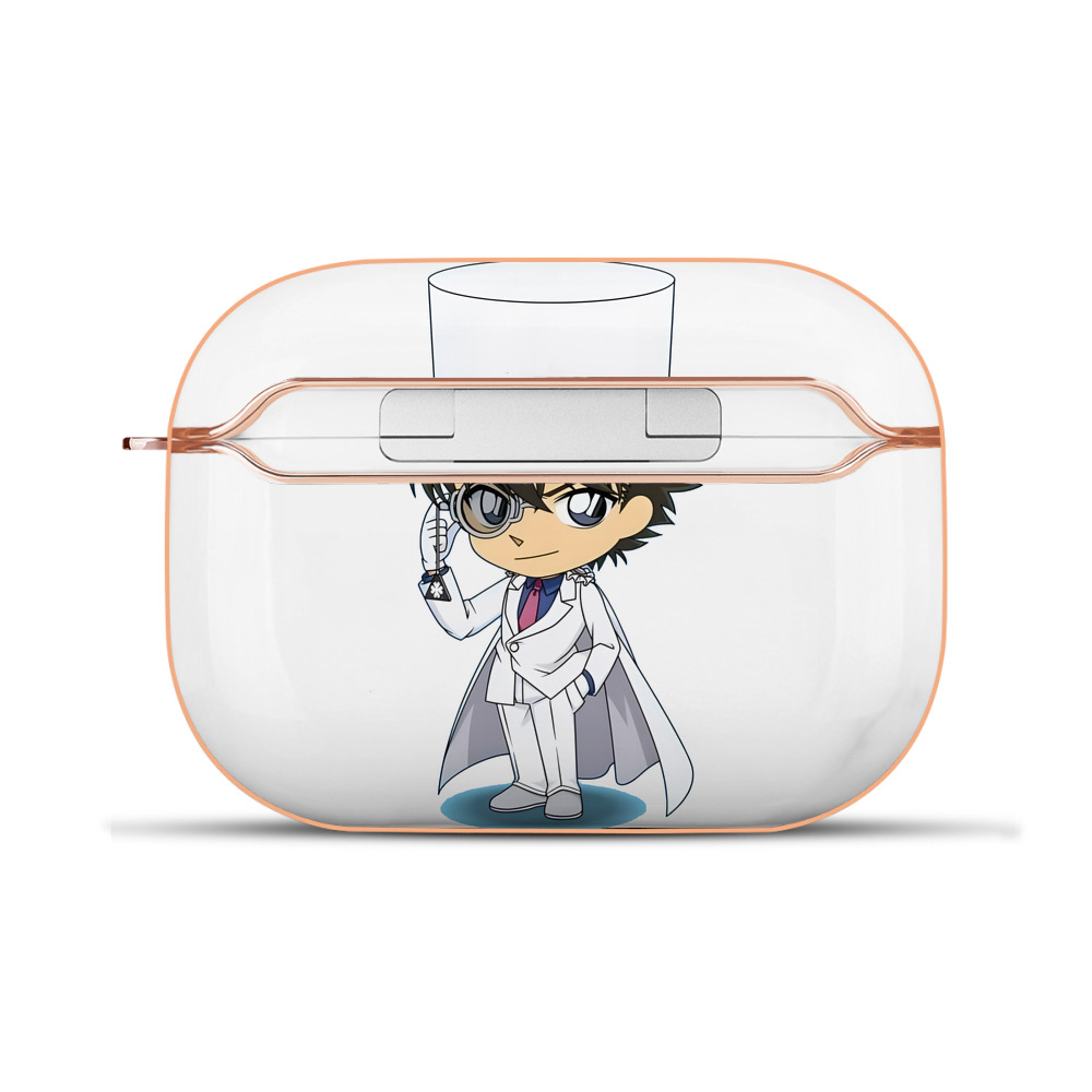 （画像用） 名探偵コナン くろば かいと Detective Conan Kuroba Kaito 【AirPods Pro用】ハードシェル保護ケース｜耐衝撃・防指紋・カラビナ付き商品仕様