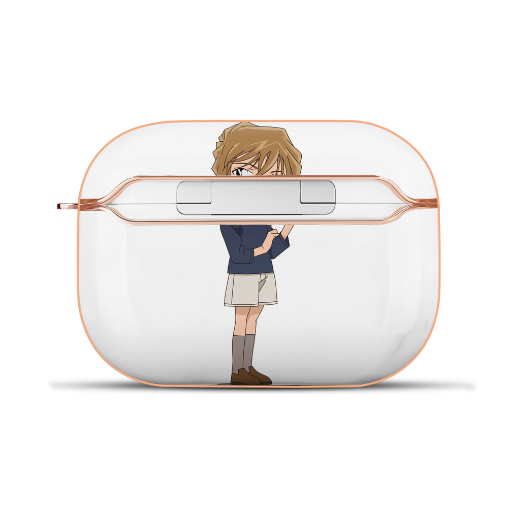 （画像用） 名探偵コナン 灰原 哀 はいばら あい Detective Conan Anita Hailey、Vi Graythorn Haibara Ai 【AirPods Pro用】ハードシェル保護ケース｜耐衝撃・防指紋・カラビナ付き商品仕様
