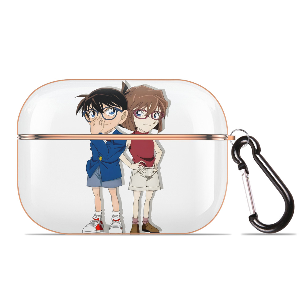 （画像用） 名探偵コナン 灰原 哀 はいばら あい Detective Conan Anita Hailey、Vi Graythorn Haibara Ai 【AirPods Pro用】ハードシェル保護ケース｜耐衝撃・防指紋・カラビナ付き商品仕様