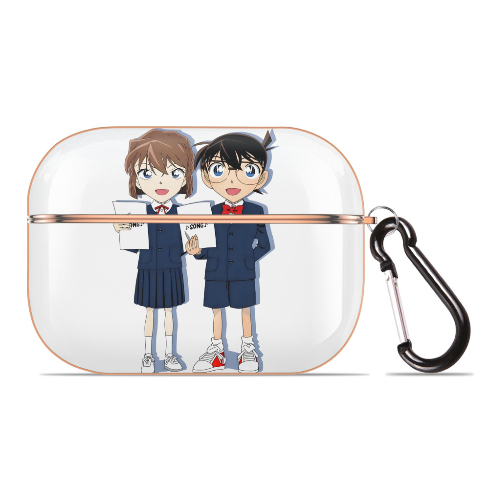 （画像用） 名探偵コナン 灰原 哀 はいばら あい Detective Conan Anita Hailey、Vi Graythorn Haibara Ai 【AirPods Pro用】ハードシェル保護ケース｜耐衝撃・防指紋・カラビナ付き商品仕様