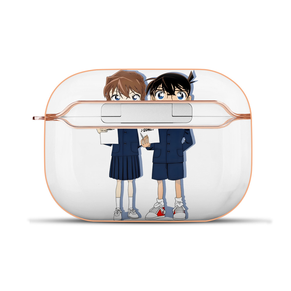 （画像用） 名探偵コナン 灰原 哀 はいばら あい Detective Conan Anita Hailey、Vi Graythorn Haibara Ai 【AirPods Pro用】ハードシェル保護ケース｜耐衝撃・防指紋・カラビナ付き商品仕様