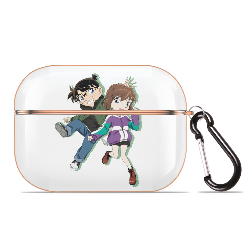 （画像用） 名探偵コナン 灰原 哀 はいばら あい Detective Conan Anita Hailey、Vi Graythorn Haibara Ai 【AirPods Pro用】ハードシェル保護ケース｜耐衝撃・防指紋・カラビナ付き商品仕様