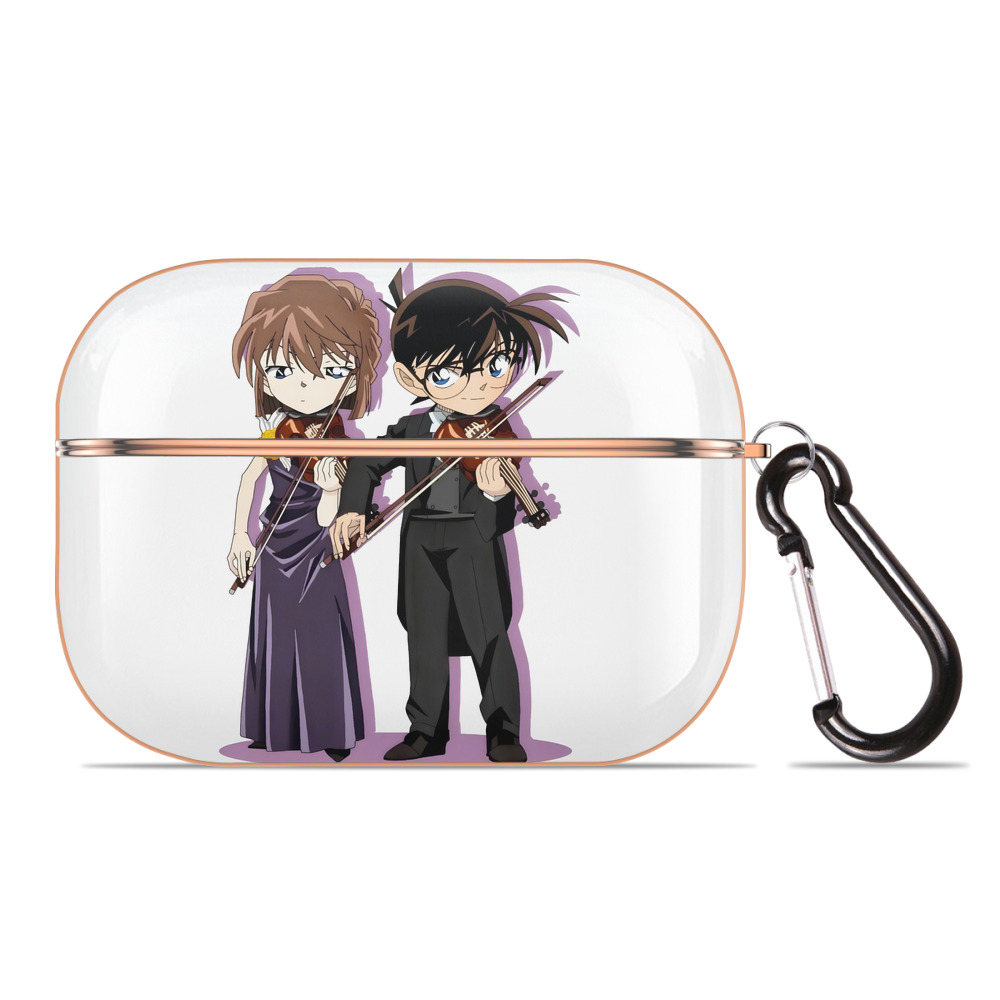 （画像用） 名探偵コナン 灰原 哀 はいばら あい Detective Conan Anita Hailey、Vi Graythorn Haibara Ai 【AirPods Pro用】ハードシェル保護ケース｜耐衝撃・防指紋・カラビナ付き商品仕様