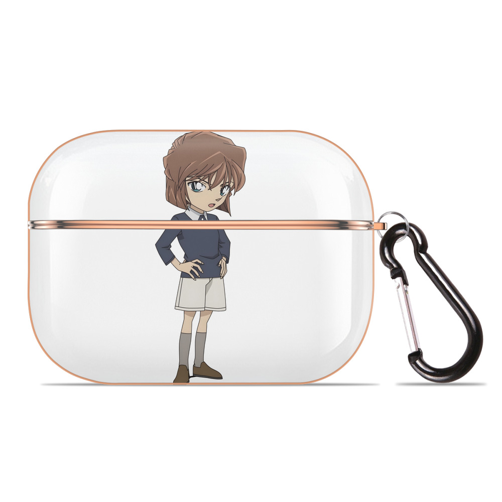 （画像用） 名探偵コナン 灰原 哀 はいばら あい Detective Conan Anita Hailey、Vi Graythorn Haibara Ai 【AirPods Pro用】ハードシェル保護ケース｜耐衝撃・防指紋・カラビナ付き商品仕様