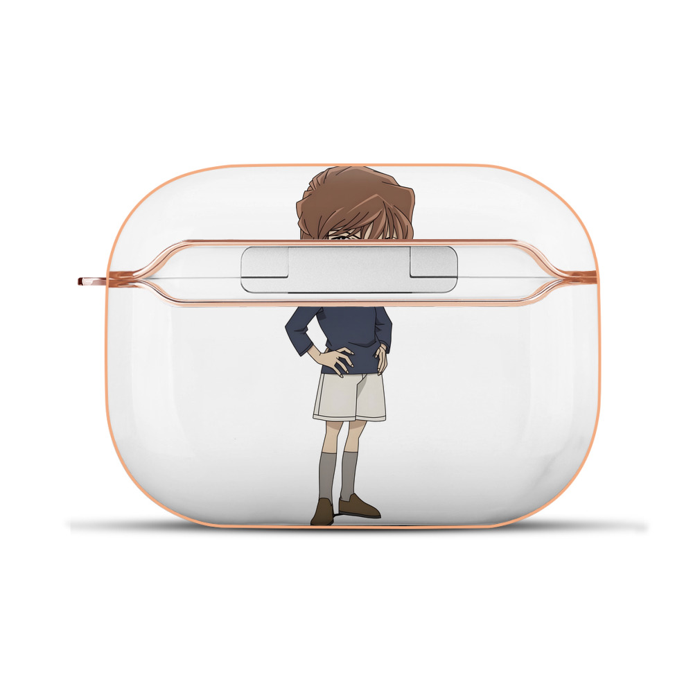 （画像用） 名探偵コナン 灰原 哀 はいばら あい Detective Conan Anita Hailey、Vi Graythorn Haibara Ai 【AirPods Pro用】ハードシェル保護ケース｜耐衝撃・防指紋・カラビナ付き商品仕様