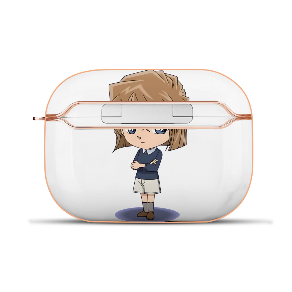 （画像用） 名探偵コナン 灰原 哀 はいばら あい Detective Conan Anita Hailey、Vi Graythorn Haibara Ai 【AirPods Pro用】ハードシェル保護ケース｜耐衝撃・防指紋・カラビナ付き商品仕様