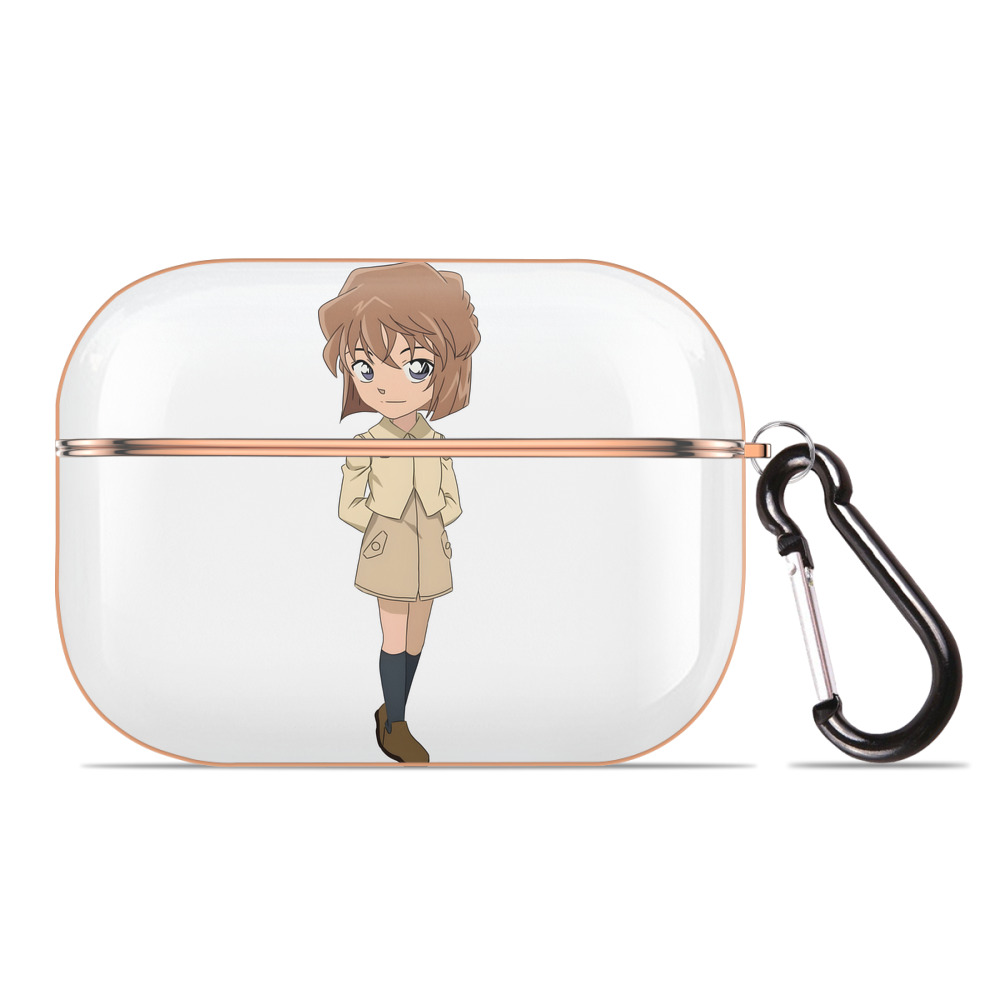 （画像用） 名探偵コナン 灰原 哀 はいばら あい Detective Conan Anita Hailey、Vi Graythorn Haibara Ai 【AirPods Pro用】ハードシェル保護ケース｜耐衝撃・防指紋・カラビナ付き商品仕様