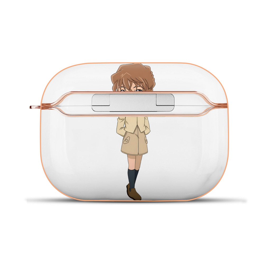 （画像用） 名探偵コナン 灰原 哀 はいばら あい Detective Conan Anita Hailey、Vi Graythorn Haibara Ai 【AirPods Pro用】ハードシェル保護ケース｜耐衝撃・防指紋・カラビナ付き商品仕様