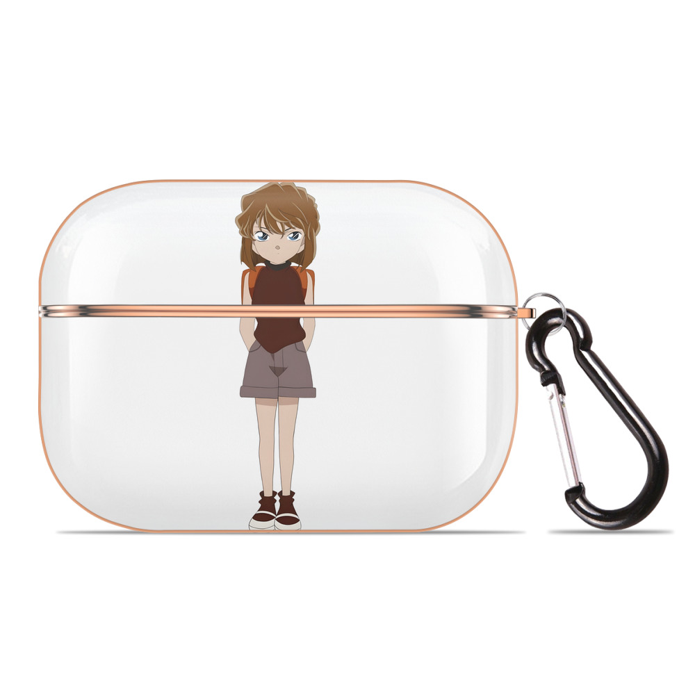 （画像用） 名探偵コナン 灰原 哀 はいばら あい Detective Conan Anita Hailey、Vi Graythorn Haibara Ai 【AirPods Pro用】ハードシェル保護ケース｜耐衝撃・防指紋・カラビナ付き商品仕様