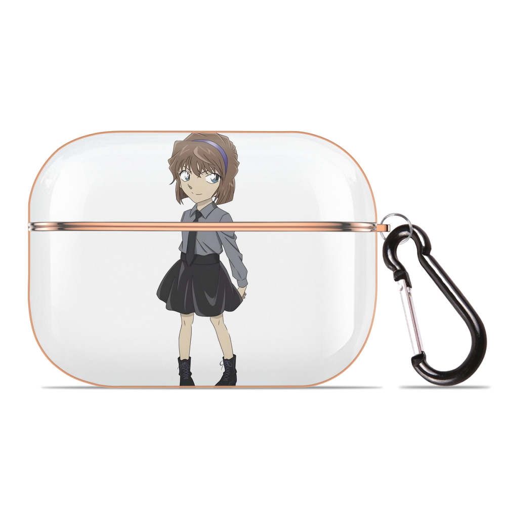 （画像用） 名探偵コナン 灰原 哀 はいばら あい Detective Conan Anita Hailey、Vi Graythorn Haibara Ai 【AirPods Pro用】ハードシェル保護ケース｜耐衝撃・防指紋・カラビナ付き商品仕様