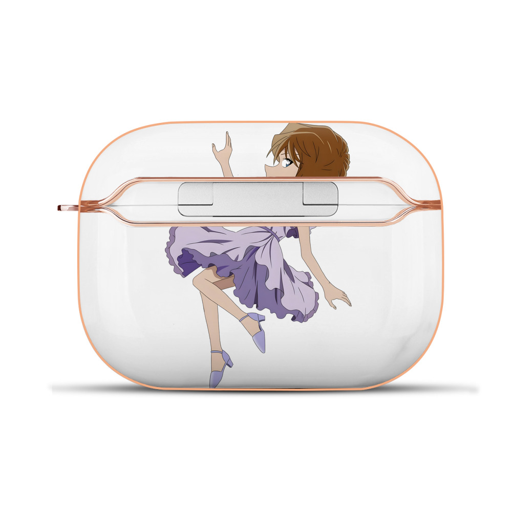 （画像用） 名探偵コナン 灰原 哀 はいばら あい Detective Conan Anita Hailey、Vi Graythorn Haibara Ai 【AirPods Pro用】ハードシェル保護ケース｜耐衝撃・防指紋・カラビナ付き商品仕様
