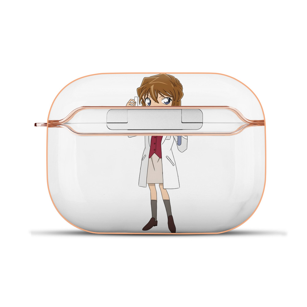 （画像用） 名探偵コナン 灰原 哀 はいばら あい Detective Conan Anita Hailey、Vi Graythorn Haibara Ai 【AirPods Pro用】ハードシェル保護ケース｜耐衝撃・防指紋・カラビナ付き商品仕様
