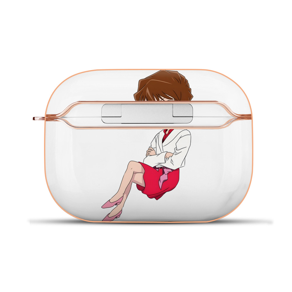 （画像用） 名探偵コナン 灰原 哀 はいばら あい Detective Conan Anita Hailey、Vi Graythorn Haibara Ai 【AirPods Pro用】ハードシェル保護ケース｜耐衝撃・防指紋・カラビナ付き商品仕様