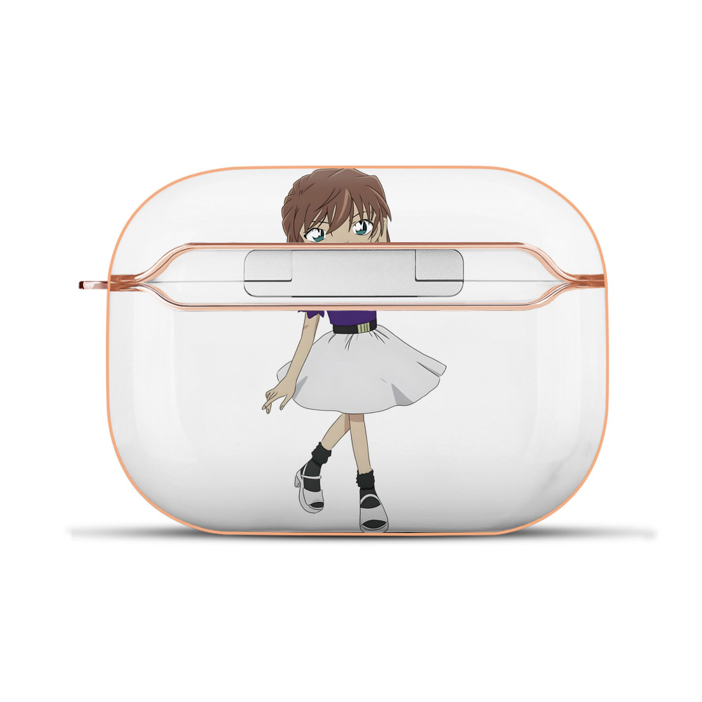 （画像用） 名探偵コナン 灰原 哀 はいばら あい Detective Conan Anita Hailey、Vi Graythorn Haibara Ai 【AirPods Pro用】ハードシェル保護ケース｜耐衝撃・防指紋・カラビナ付き商品仕様