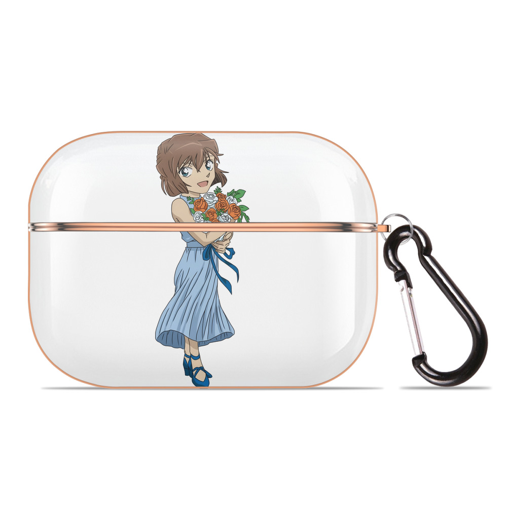 （画像用） 名探偵コナン 灰原 哀 はいばら あい Detective Conan Anita Hailey、Vi Graythorn Haibara Ai 【AirPods Pro用】ハードシェル保護ケース｜耐衝撃・防指紋・カラビナ付き商品仕様