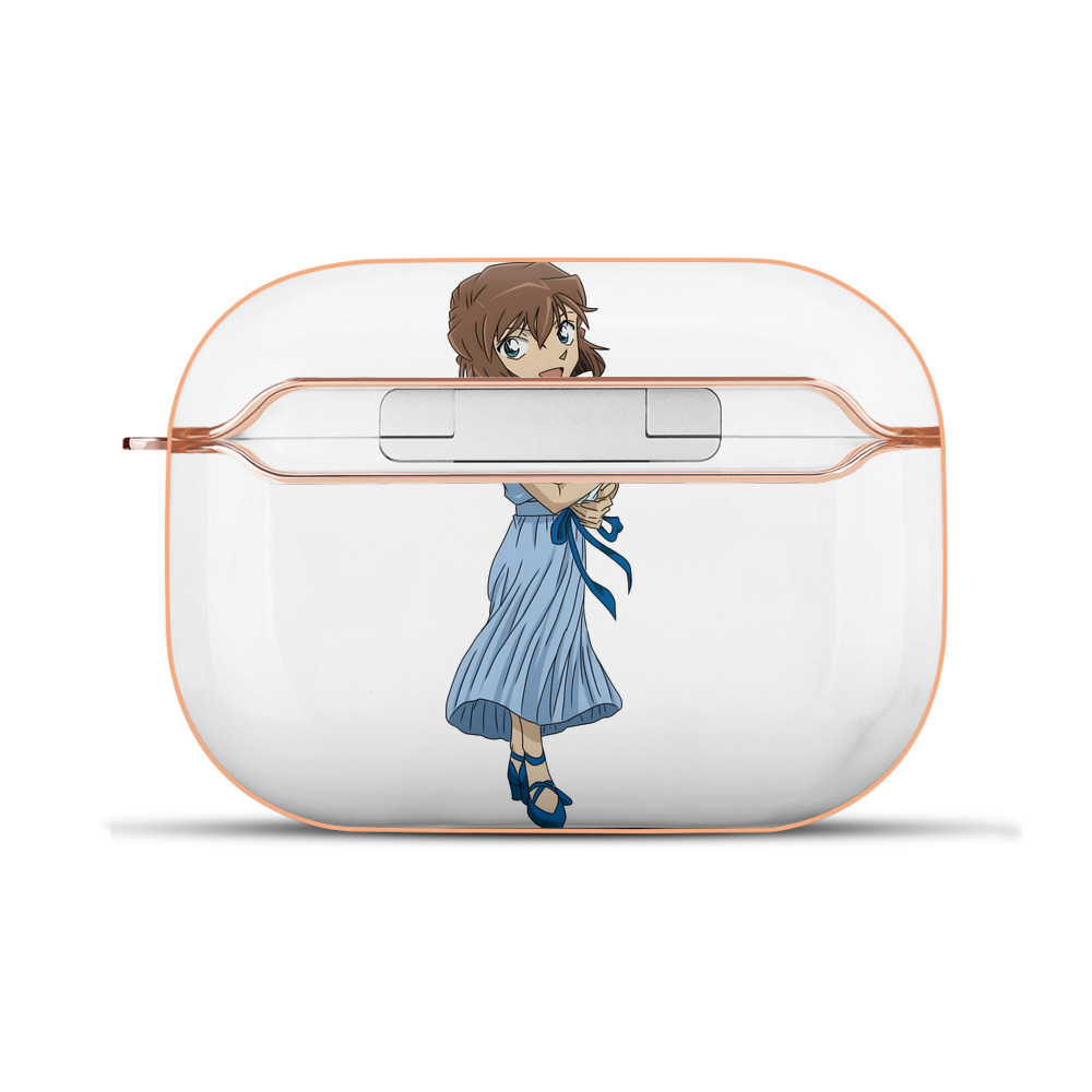 （画像用） 名探偵コナン 灰原 哀 はいばら あい Detective Conan Anita Hailey、Vi Graythorn Haibara Ai 【AirPods Pro用】ハードシェル保護ケース｜耐衝撃・防指紋・カラビナ付き商品仕様