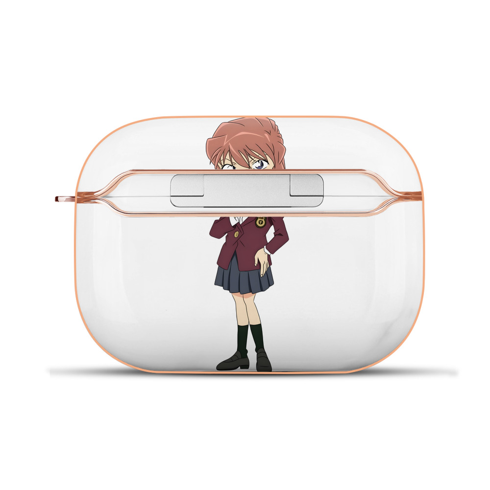 （画像用） 名探偵コナン 灰原 哀 はいばら あい Detective Conan Anita Hailey、Vi Graythorn Haibara Ai 【AirPods Pro用】ハードシェル保護ケース｜耐衝撃・防指紋・カラビナ付き商品仕様