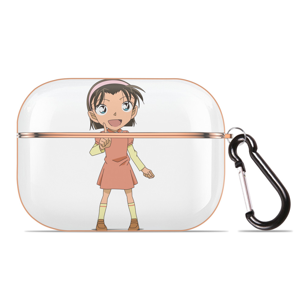 （画像用） 名探偵コナン 吉田 歩美 よしだ あゆみ Detective Conan my Yeager 【AirPods Pro用】ハードシェル保護ケース｜耐衝撃・防指紋・カラビナ付き商品仕様