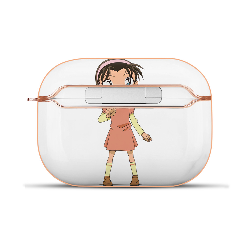 （画像用） 名探偵コナン 吉田 歩美 よしだ あゆみ Detective Conan my Yeager 【AirPods Pro用】ハードシェル保護ケース｜耐衝撃・防指紋・カラビナ付き商品仕様