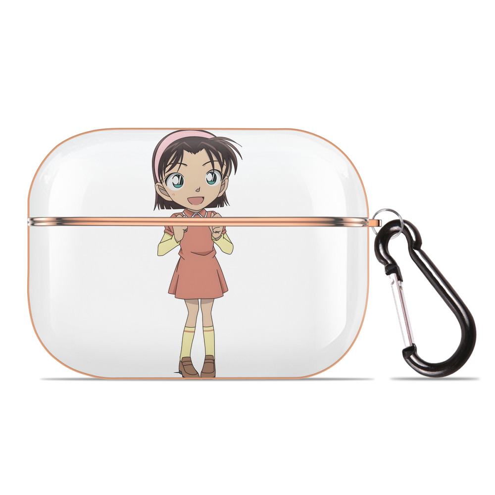 （画像用） 名探偵コナン 吉田 歩美 よしだ あゆみ Detective Conan my Yeager 【AirPods Pro用】ハードシェル保護ケース｜耐衝撃・防指紋・カラビナ付き商品仕様