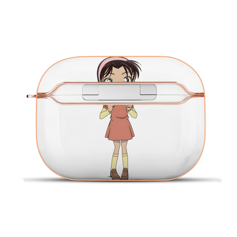 （画像用） 名探偵コナン 吉田 歩美 よしだ あゆみ Detective Conan my Yeager 【AirPods Pro用】ハードシェル保護ケース｜耐衝撃・防指紋・カラビナ付き商品仕様