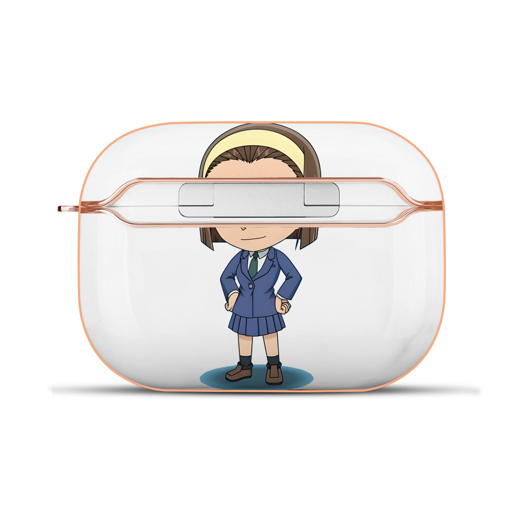 （画像用） 名探偵コナン 吉田 歩美 よしだ あゆみ Detective Conan my Yeager 【AirPods Pro用】ハードシェル保護ケース｜耐衝撃・防指紋・カラビナ付き商品仕様