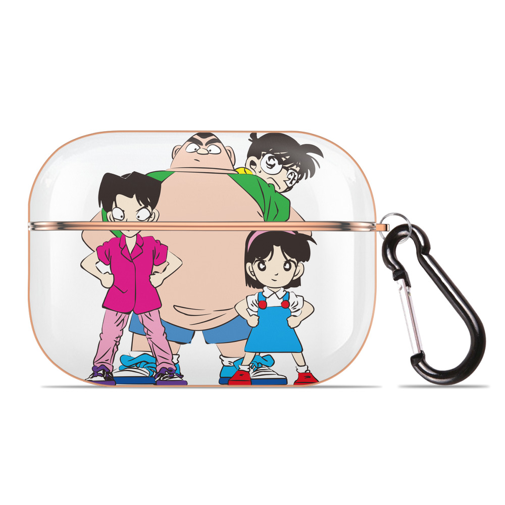 （画像用） 名探偵コナン Detective Conan 【AirPods Pro用】ハードシェル保護ケース｜耐衝撃・防指紋・カラビナ付き商品仕様