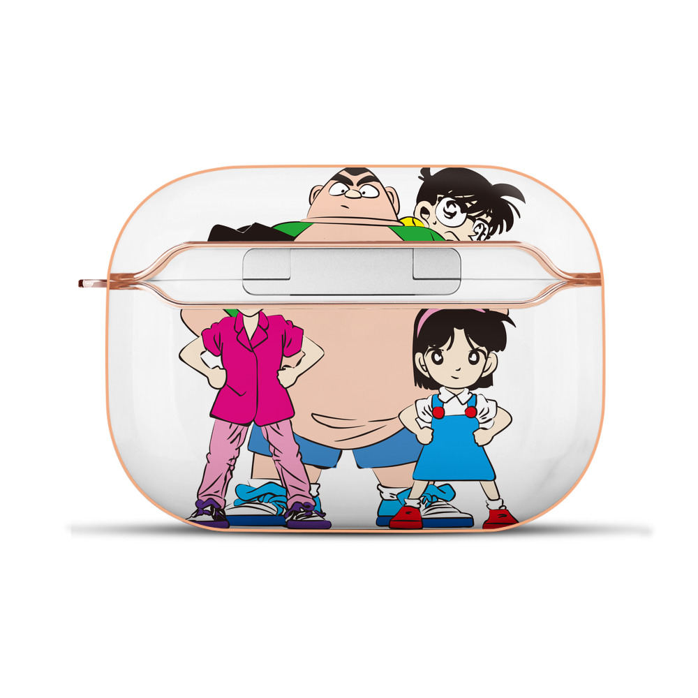 （画像用） 名探偵コナン Detective Conan 【AirPods Pro用】ハードシェル保護ケース｜耐衝撃・防指紋・カラビナ付き商品仕様