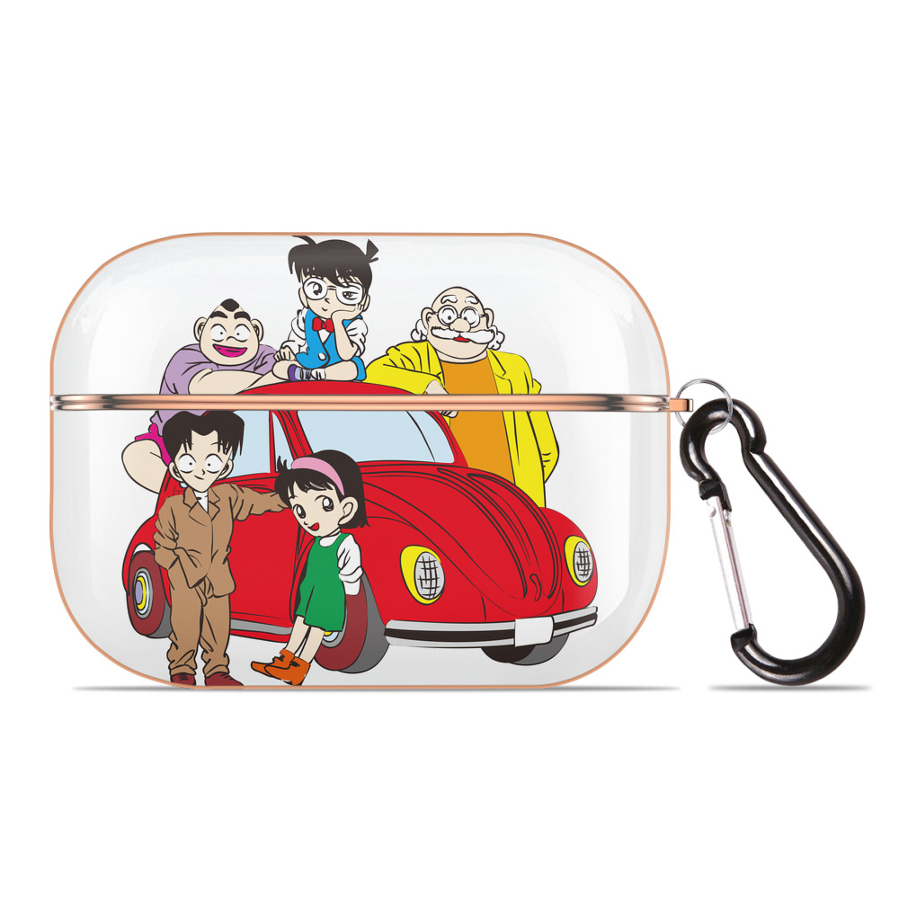 （画像用） 名探偵コナン Detective Conan 【AirPods Pro用】ハードシェル保護ケース｜耐衝撃・防指紋・カラビナ付き商品仕様