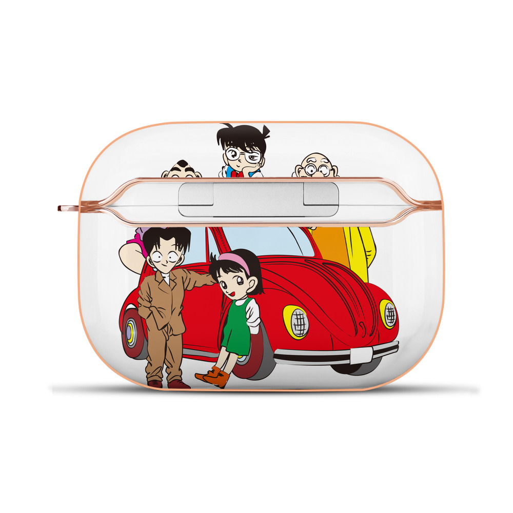 （画像用） 名探偵コナン Detective Conan 【AirPods Pro用】ハードシェル保護ケース｜耐衝撃・防指紋・カラビナ付き商品仕様