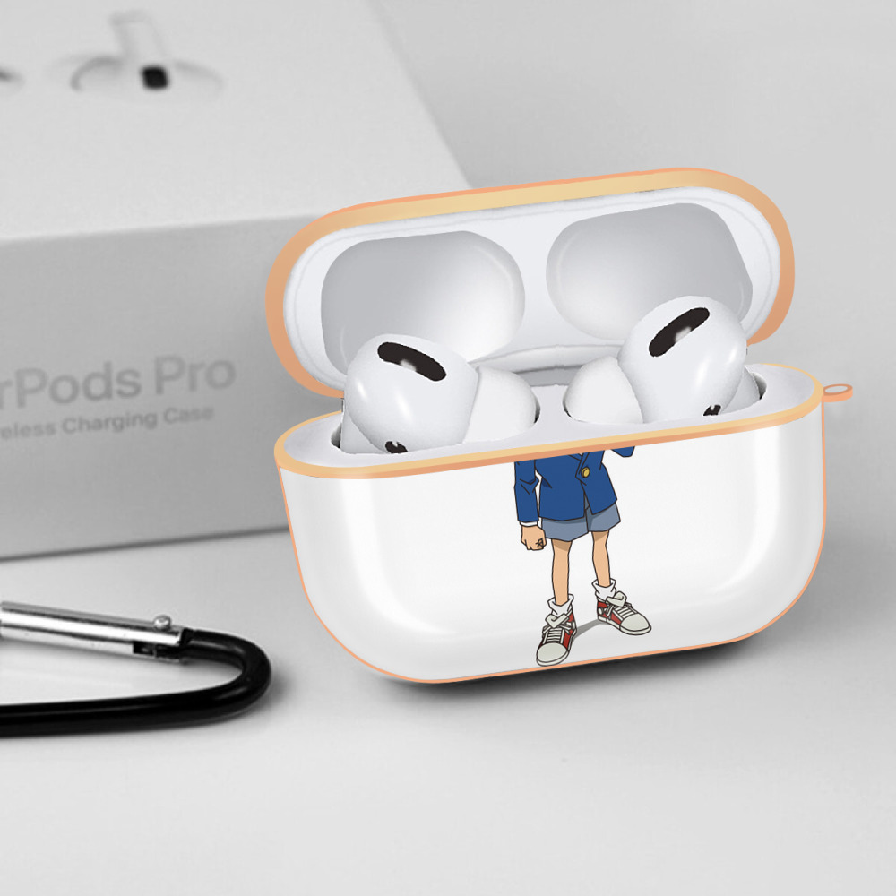 名探偵コナン 江戸川 コナン Detective Conan Conan Edogawa 【AirPods Pro用】ハードシェル保護ケース｜耐衝撃・防指紋・カラビナ付き商品仕様