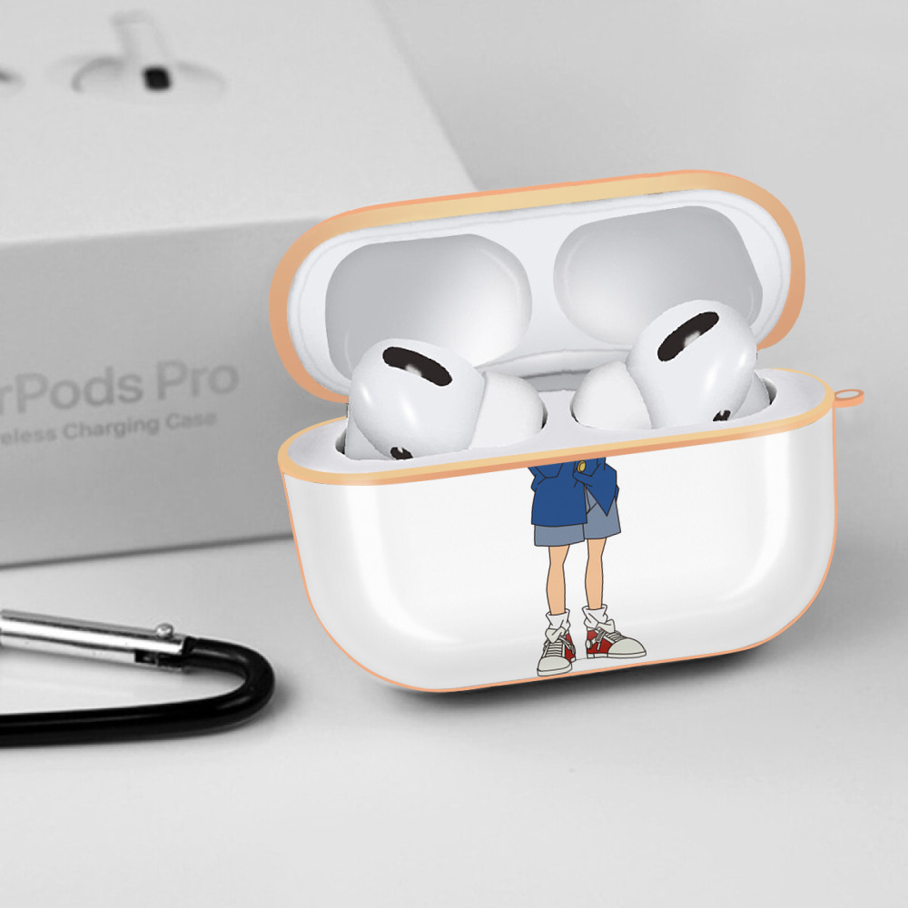 名探偵コナン 江戸川 コナン Detective Conan Conan Edogawa 【AirPods Pro用】ハードシェル保護ケース｜耐衝撃・防指紋・カラビナ付き商品仕様