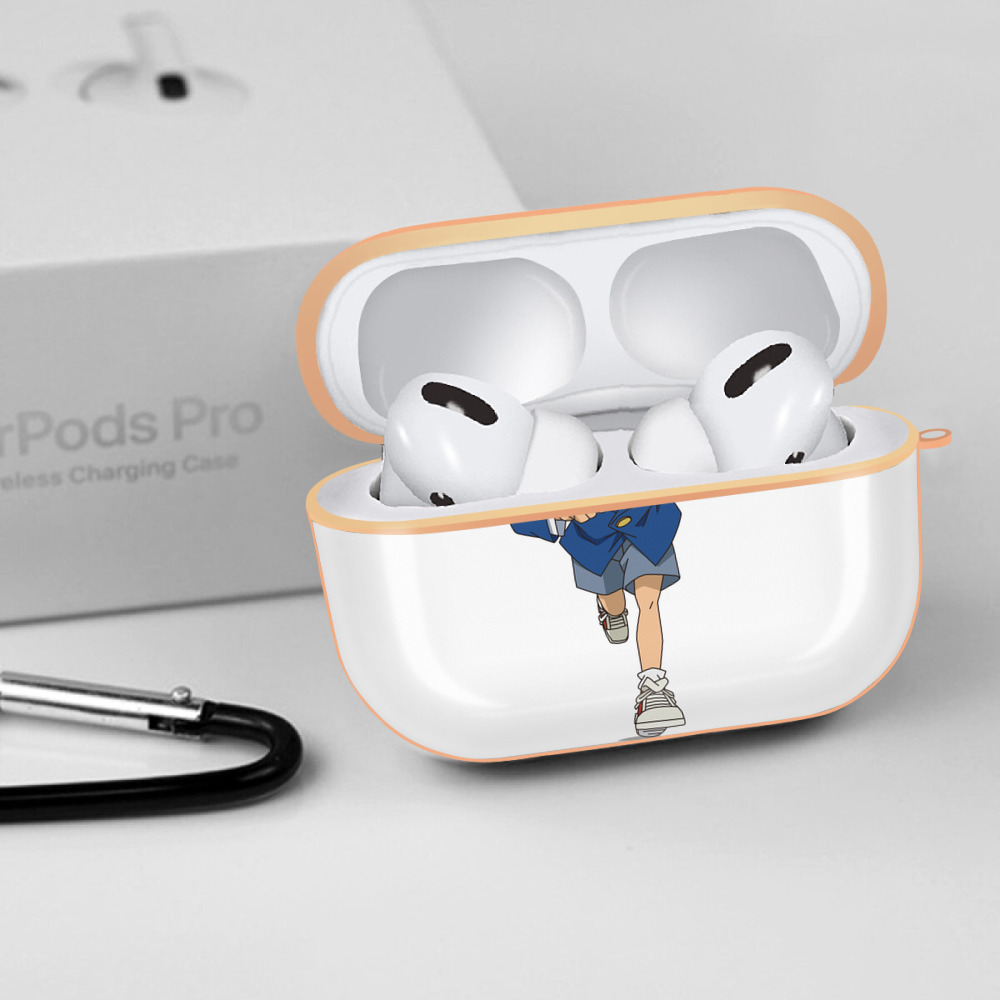 名探偵コナン 江戸川 コナン Detective Conan Conan Edogawa 【AirPods Pro用】ハードシェル保護ケース｜耐衝撃・防指紋・カラビナ付き商品仕様