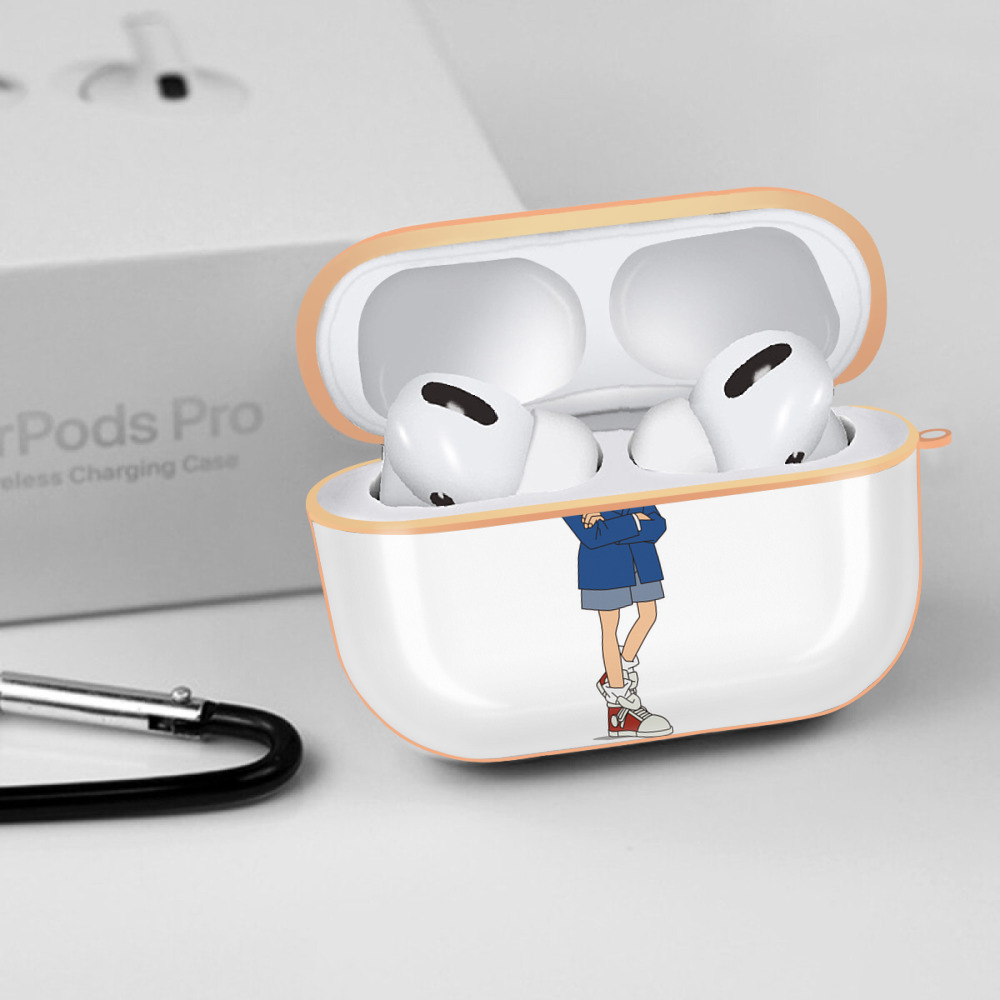 名探偵コナン 江戸川 コナン Detective Conan Conan Edogawa 【AirPods Pro用】ハードシェル保護ケース｜耐衝撃・防指紋・カラビナ付き商品仕様