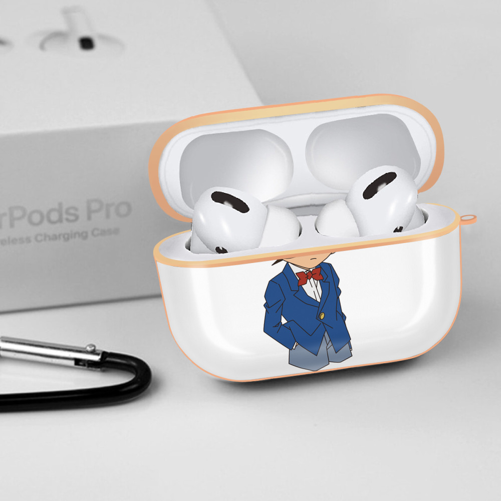 名探偵コナン 江戸川 コナン Detective Conan Conan Edogawa 【AirPods Pro用】ハードシェル保護ケース｜耐衝撃・防指紋・カラビナ付き商品仕様