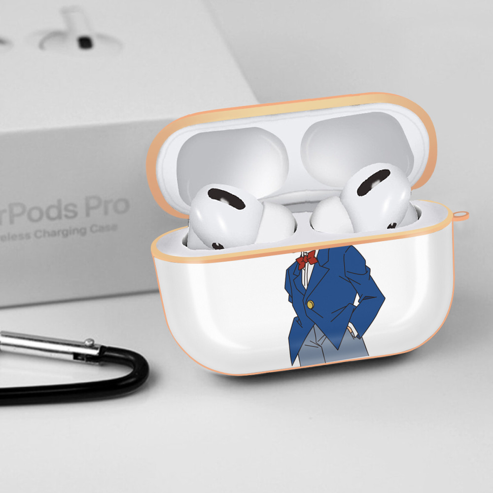 名探偵コナン 江戸川 コナン Detective Conan Conan Edogawa 【AirPods Pro用】ハードシェル保護ケース｜耐衝撃・防指紋・カラビナ付き商品仕様