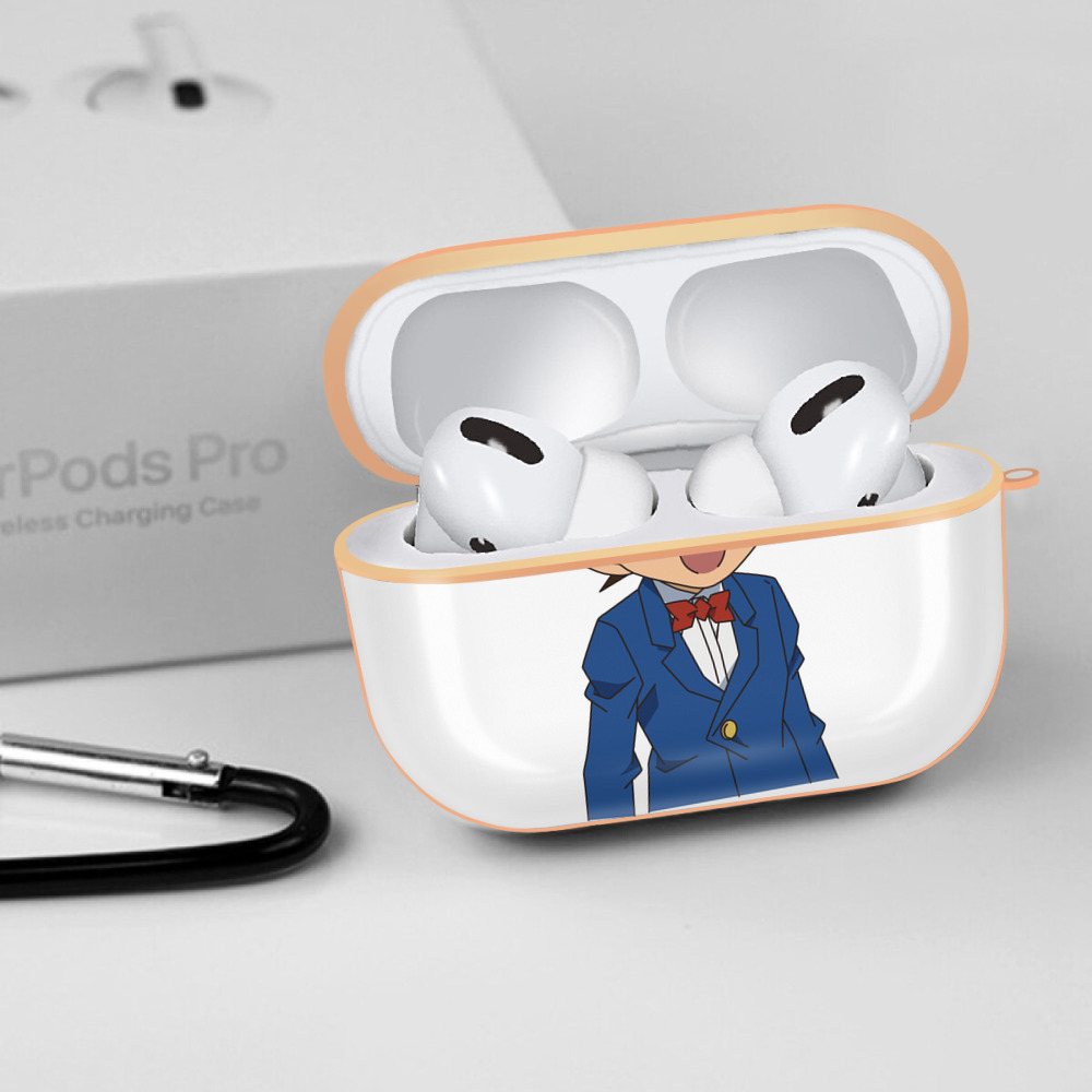名探偵コナン 江戸川 コナン Detective Conan Conan Edogawa 【AirPods Pro用】ハードシェル保護ケース｜耐衝撃・防指紋・カラビナ付き商品仕様