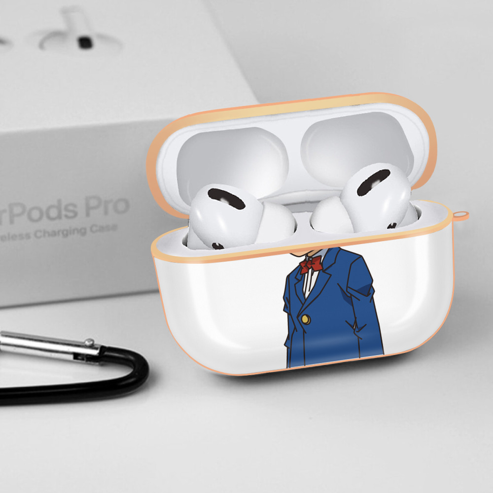 名探偵コナン 江戸川 コナン Detective Conan Conan Edogawa 【AirPods Pro用】ハードシェル保護ケース｜耐衝撃・防指紋・カラビナ付き商品仕様