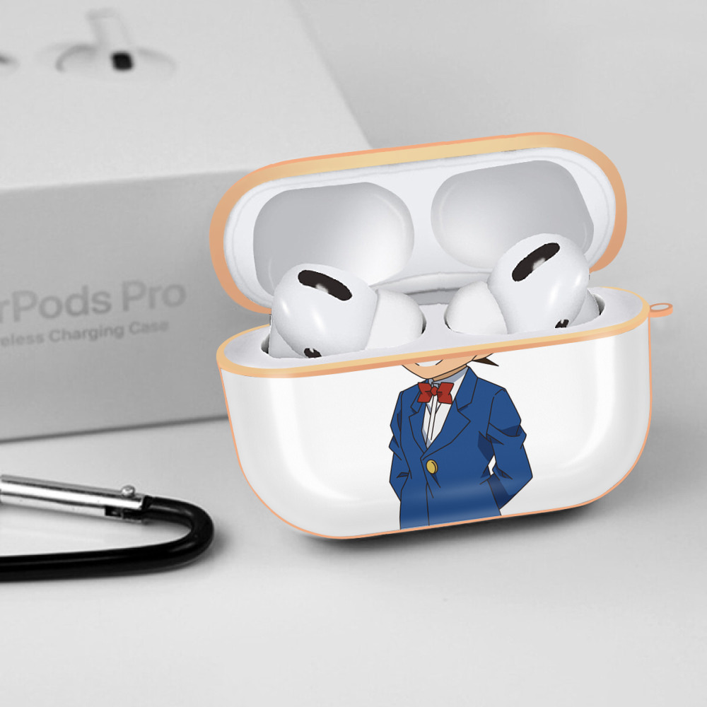 名探偵コナン 江戸川 コナン Detective Conan Conan Edogawa 【AirPods Pro用】ハードシェル保護ケース｜耐衝撃・防指紋・カラビナ付き商品仕様