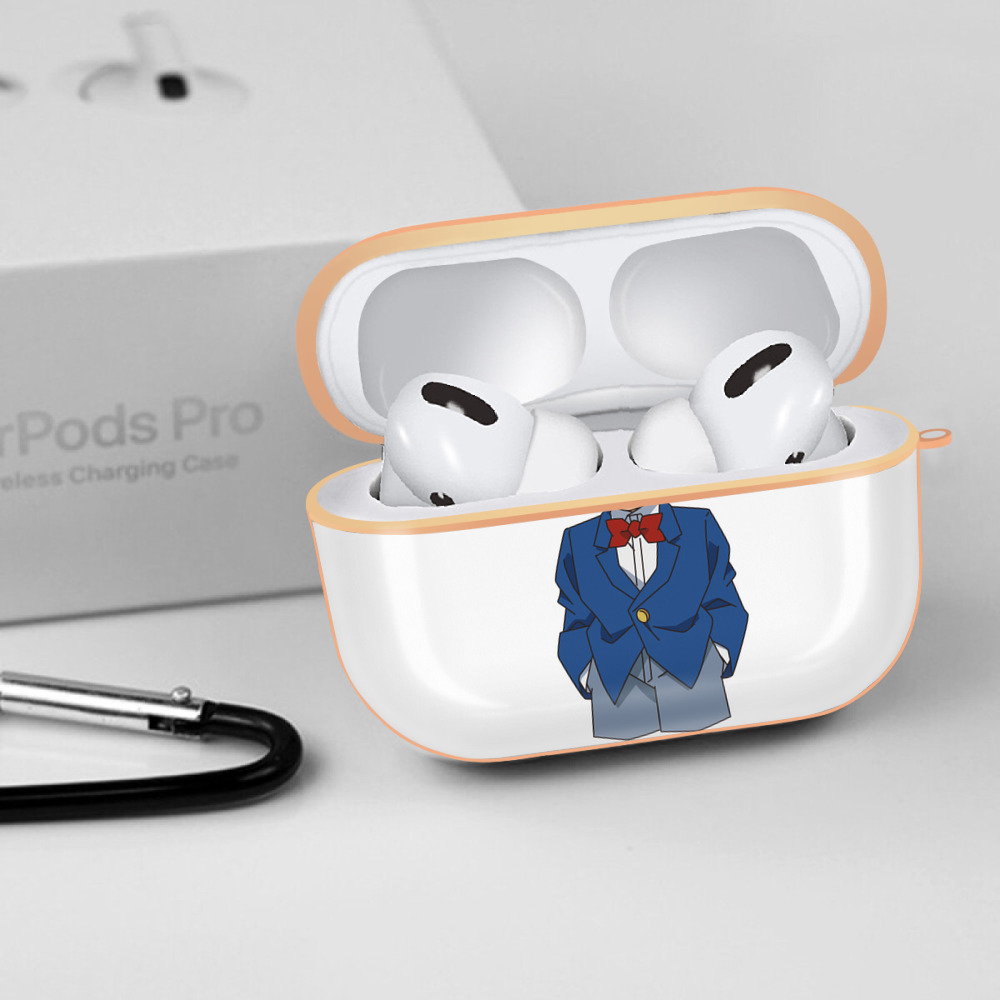 名探偵コナン 江戸川 コナン Detective Conan Conan Edogawa 【AirPods Pro用】ハードシェル保護ケース｜耐衝撃・防指紋・カラビナ付き商品仕様